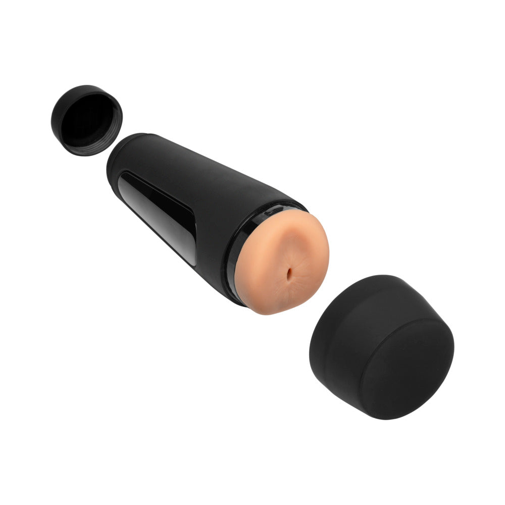 Doc Johnson Man Squeeze Stud Hard Case Masturbator – Vanilla