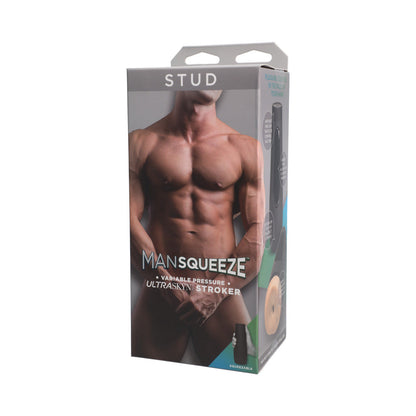 Doc Johnson Man Squeeze Stud Hard Case Masturbator – Vanilla
