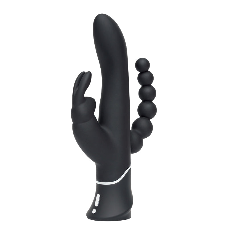 Happy Rabbit Triple Curve Rechargeable Rabbit Vibrator – Black