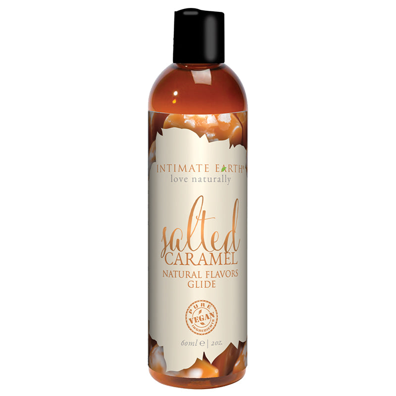 Intimate Earth Salted Caramel Pleasure Glide – Flavored Lubricant – 60ml