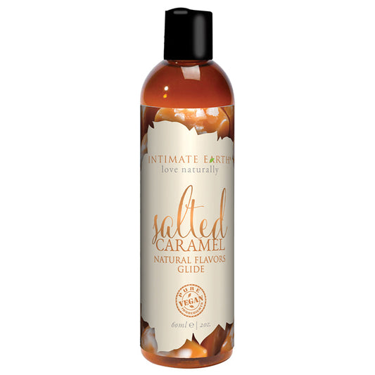 Intimate Earth Salted Caramel Pleasure Glide – Flavored Lubricant – 60ml
