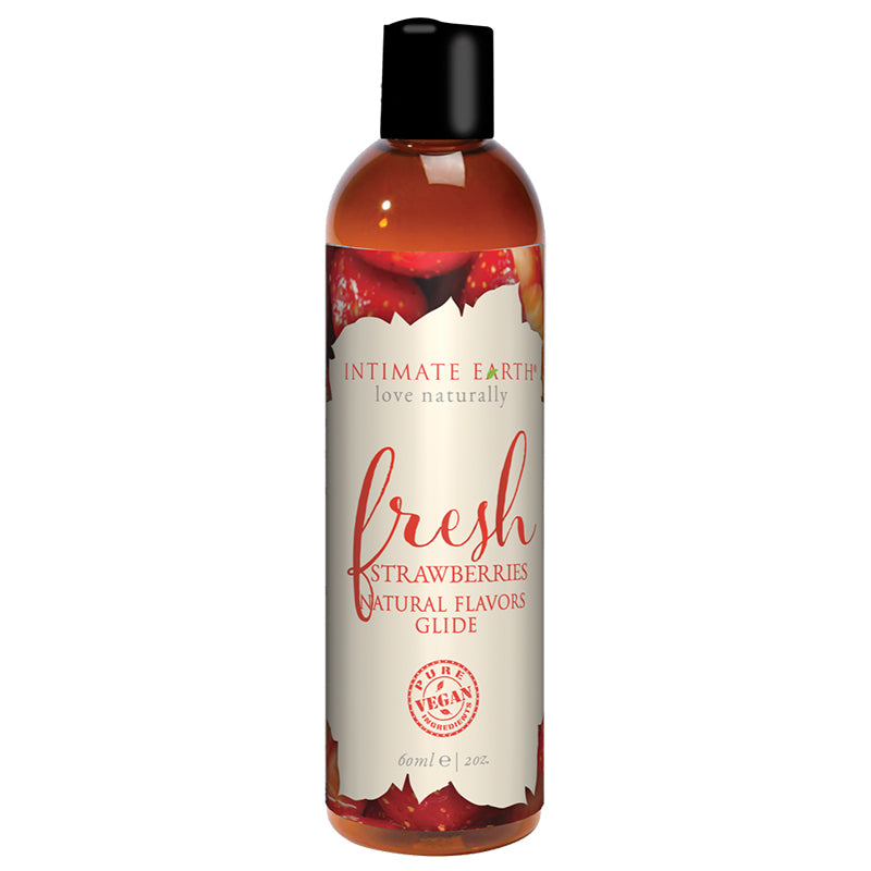 Intimate Earth Fresh Strawberries Oral Pleasure Glide – Water-Based Lubricant 60 ml