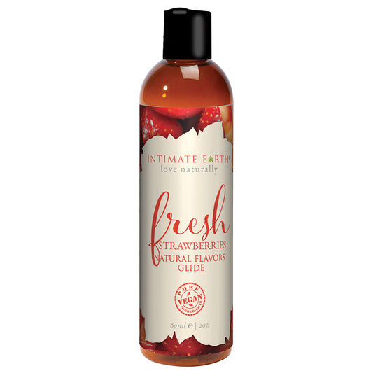 Intimate Earth Fresh Strawberries Oral Pleasure Glide – Water-Based Lubricant 60 ml