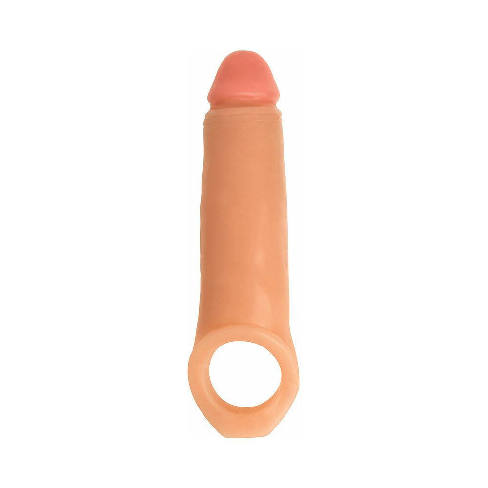 Curve Toys Jock 2 in. Enhancer with Ball Strap – Beige