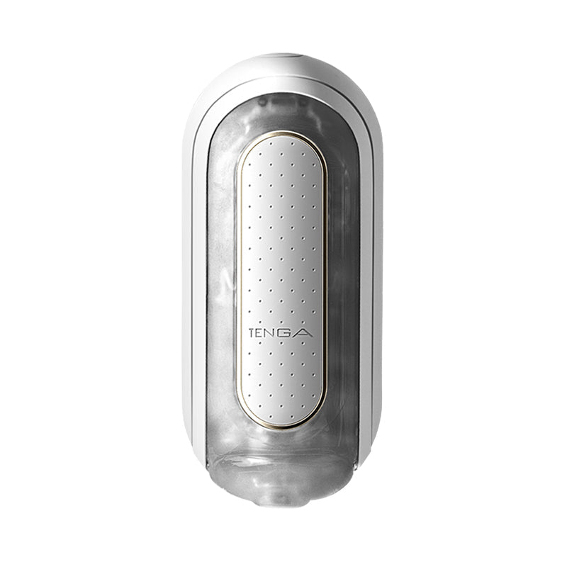 Tenga FLIP ZERO EV Vibrating Stroker with Dual Vibrating Cores – White