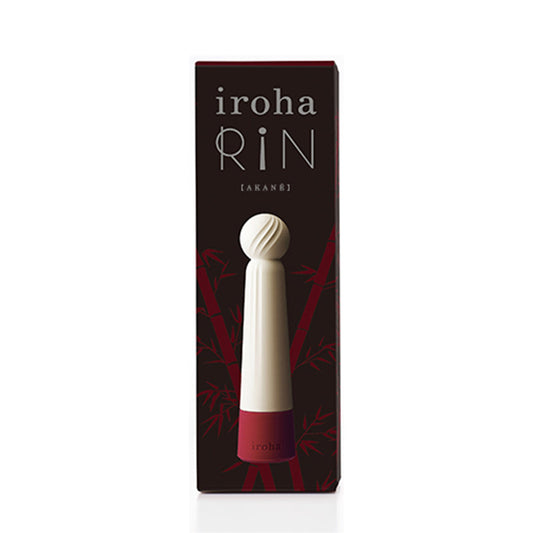iroha RIN Akane Insertable Vibrator with Soft-Touch Silicone – Wine Red