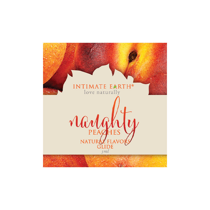 Intimate Earth Naughty Nectarines Glide – 3 ml Clear Lubricant