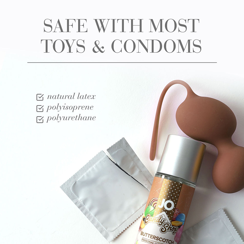 JO Candy Shop Butterscotch Flavored Water-Based Lubricant – 2 oz