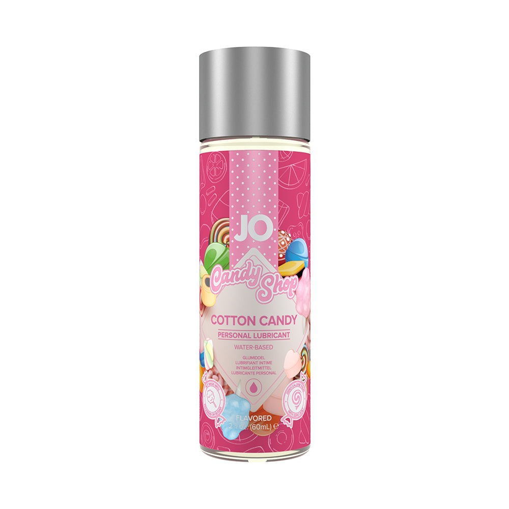 JO Candy Shop Cotton Candy Flavored Water-Based Lubricant – Clear – 2 oz.