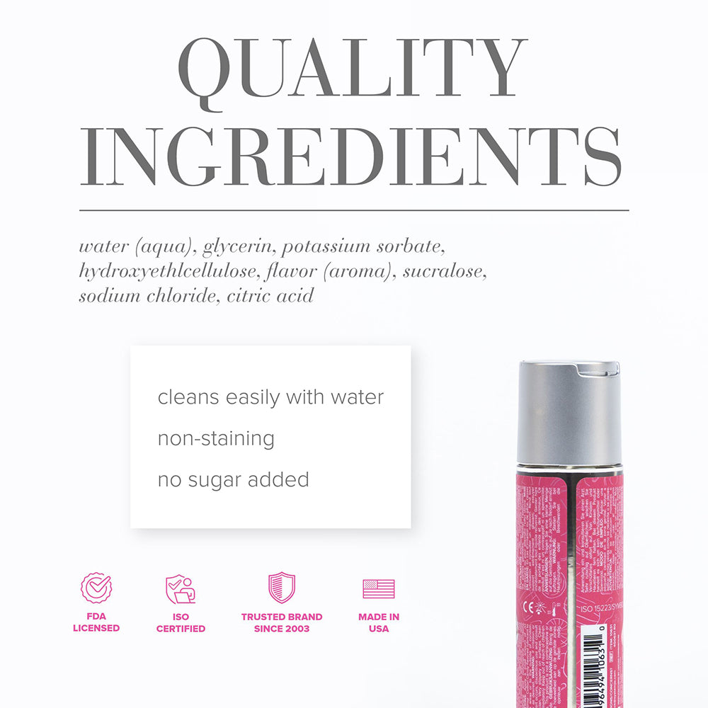 JO Candy Shop Cotton Candy Flavored Water-Based Lubricant – Clear – 2 oz.