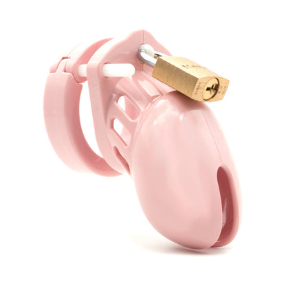CB-X CB-6000S Male Chastity Cage Lock Set – Light Pink