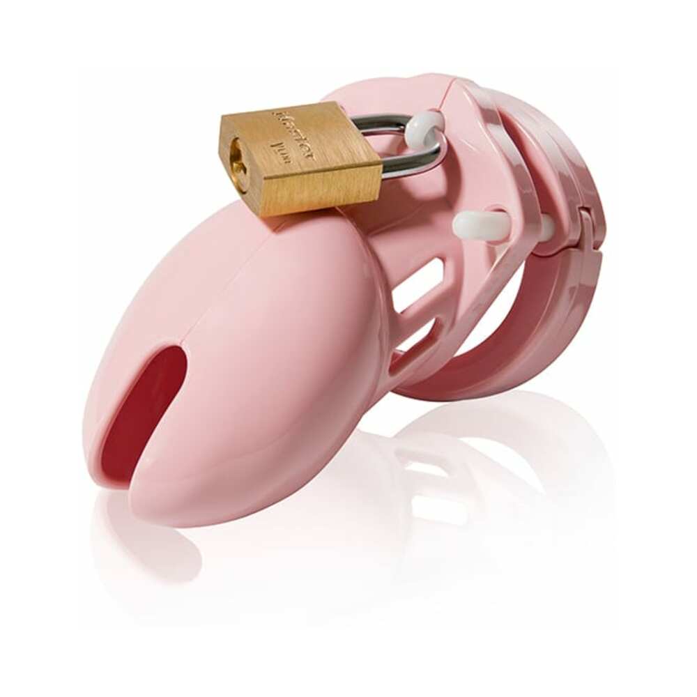 CB-X CB-6000S Male Chastity Cage Lock Set – Light Pink