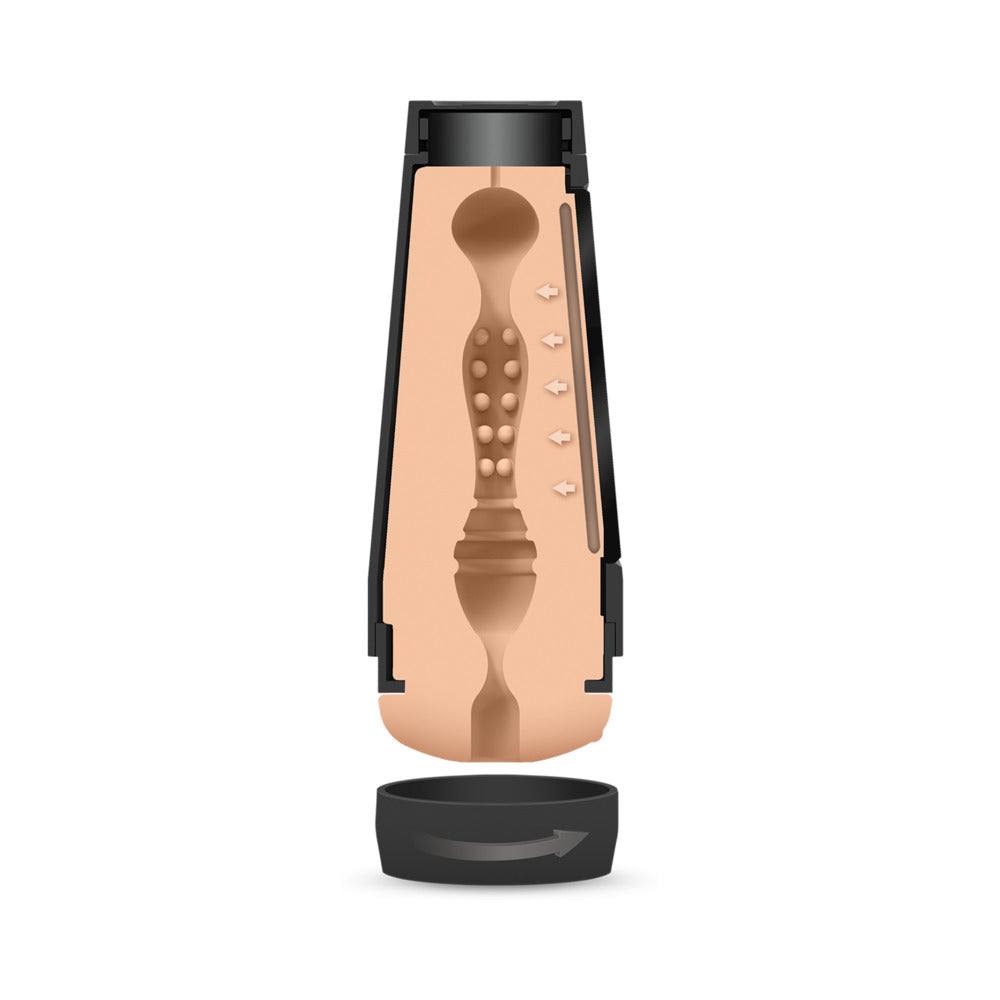 Doc Johnson Ryan Bones Man Squeeze ULTRASKYN Stroker - Vanilla