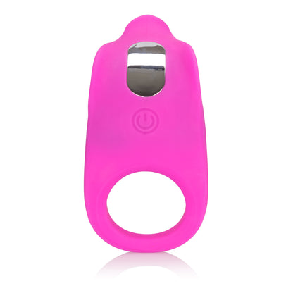 CalExotics Silicone Rechargeable Teasing Enhancer Ring – Pink