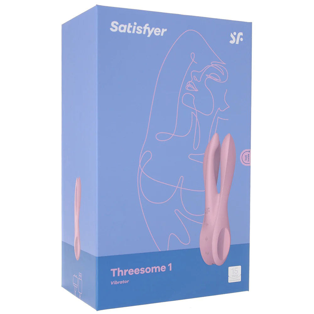 Satisfyer Threesome 1 Vibrator for Clitoral Stimulation – Pink