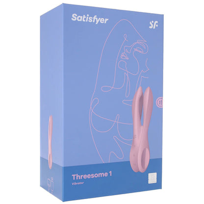 Satisfyer Threesome 1 Vibrator for Clitoral Stimulation – Pink