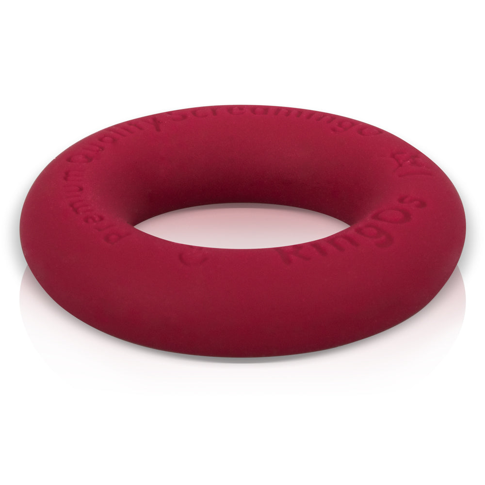 Screaming O RingO Ritz Cock Ring – Red, Ultra-Soft Liquid Silicone