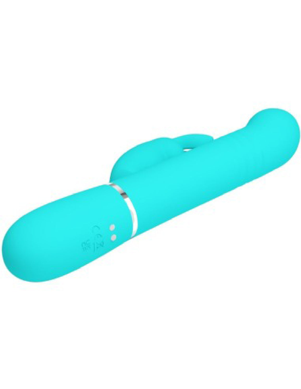 Pretty Love Coale Rabbit Vibrator - Turquoise - Dual Motor with Multi-Function
