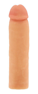 XR Brands Fat Jack Penis Enlarger Sleeve – Realistic Extension – Beige