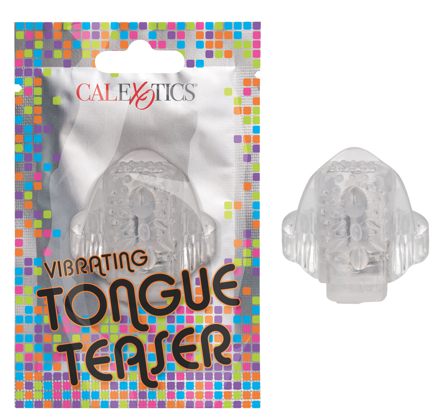 CalExotics Foil Pack Vibrating Tongue Teaser – Clear