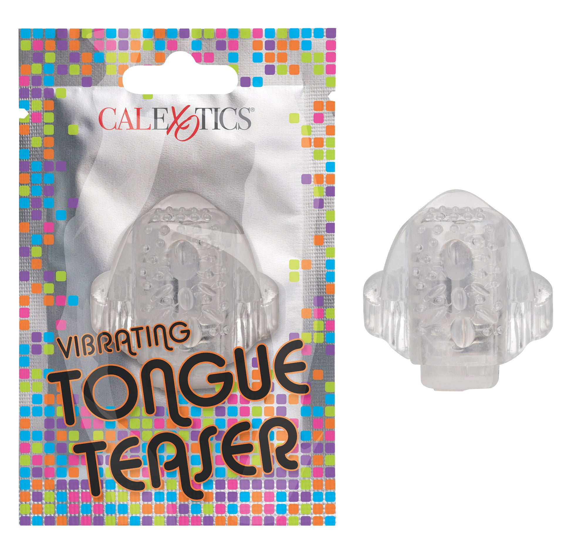 CalExotics Foil Pack Vibrating Tongue Teaser – Clear