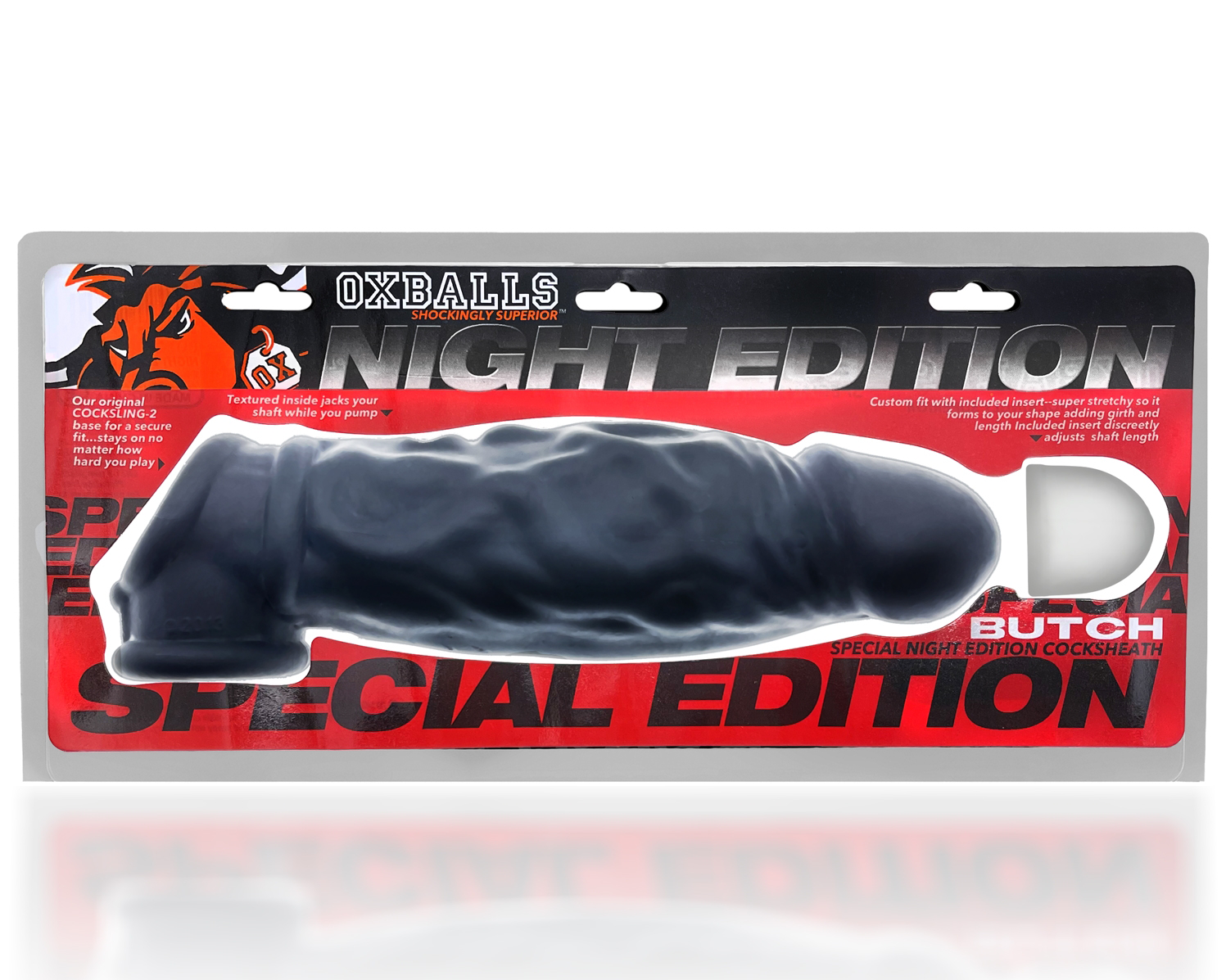 Oxballs Butch Special Night Edition Cocksheath – Night Black