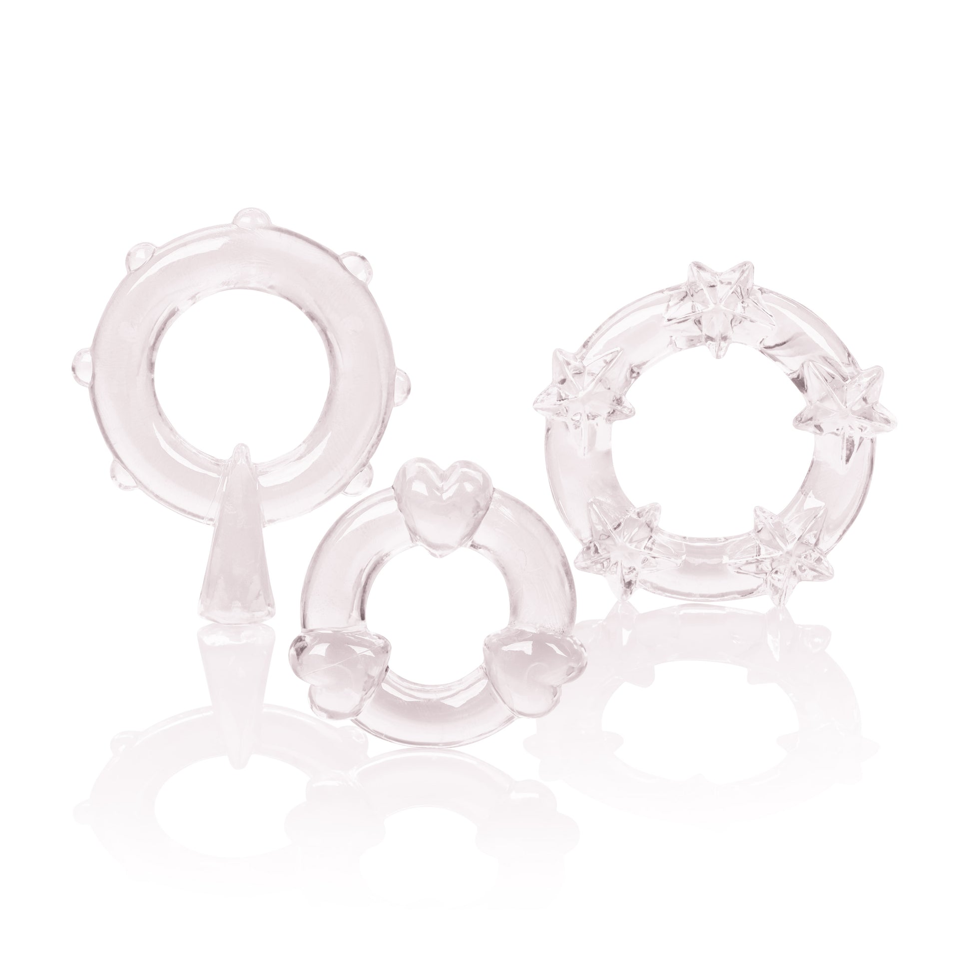 CalExotics Magic C-Rings Erection Enhancement Rings – Clear