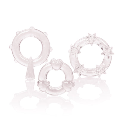 CalExotics Magic C-Rings Erection Enhancement Rings – Clear
