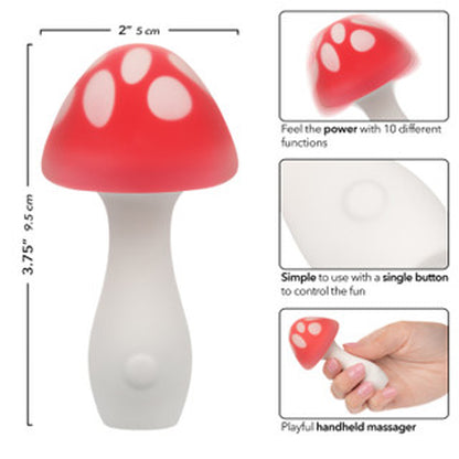 CalExotics Naughty Bits Muff Shroom Playful Massager – Red
