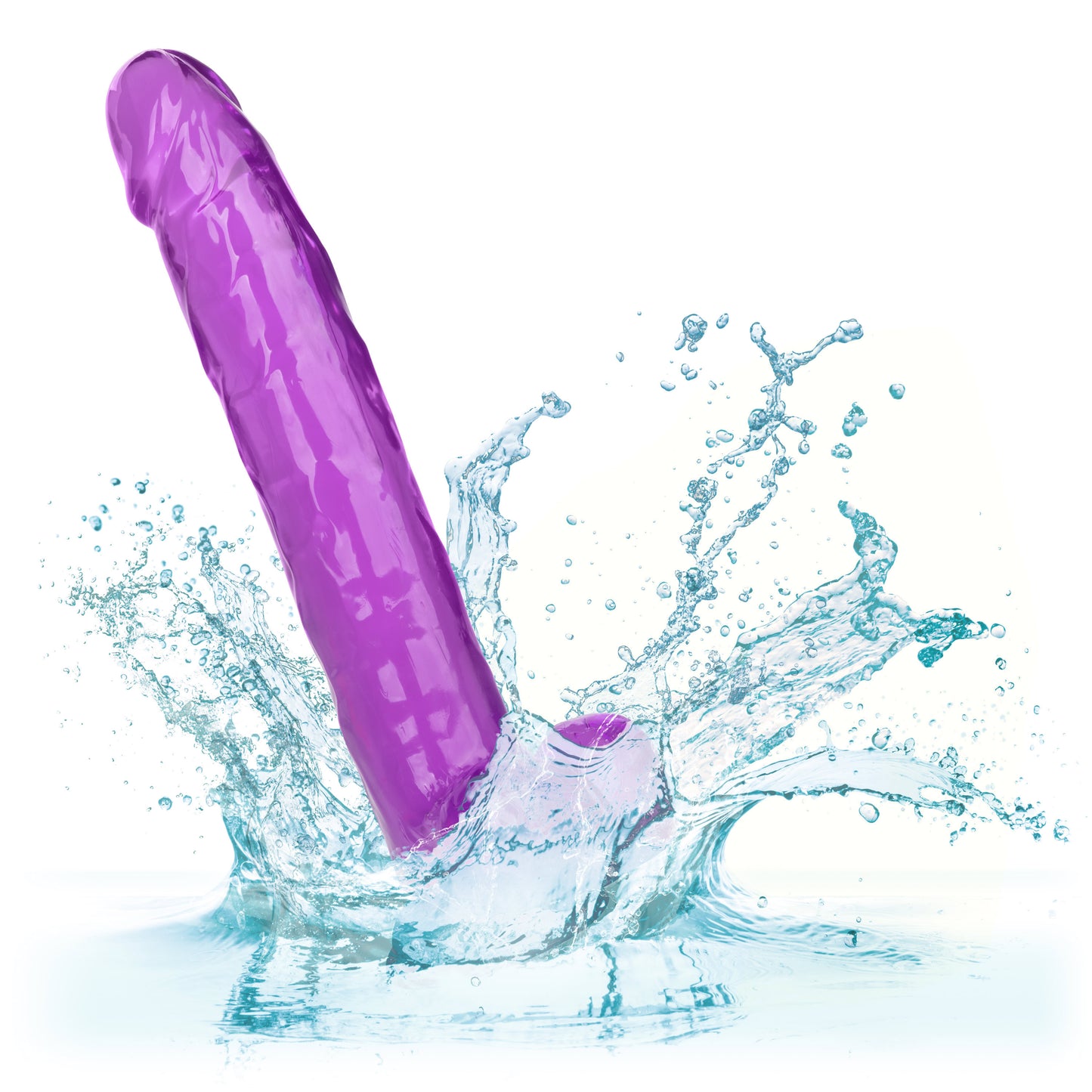 CalExotics Size Queen 10-Inch Dildo - Realistic Purple Design