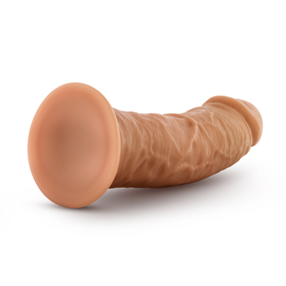 Dr. Skin Glide 8 Inch Self Lubricating Dildo - Mocha