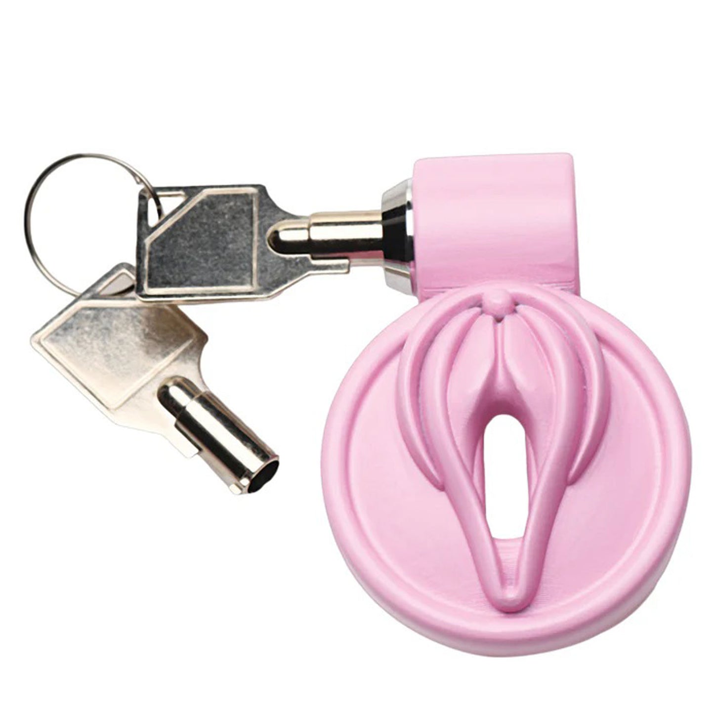 XR Brands Pussification Vulva Chastity Cage – Pink