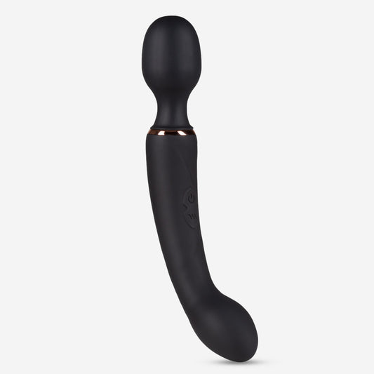 Blush Gia Rechargeable Massager with Dual Functions – Black
