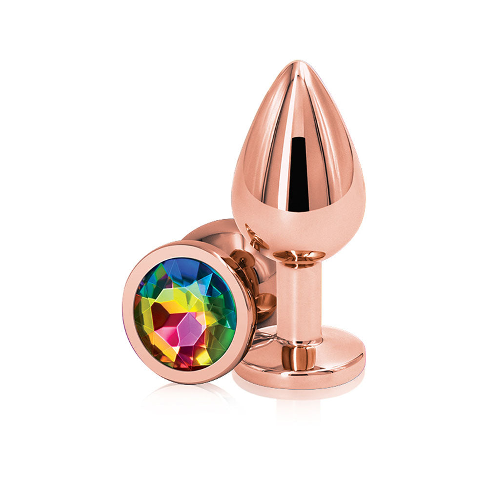nsnovelties Rear Assets Rose Gold Medium Anal Toy