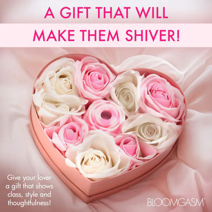 XR Brands Bl the Rose Lovers Gift Box - Clitoral Stimulator - Pink