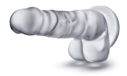Blush B Yours Diamond Quartz Dildo with Suction Cup Base - Clear