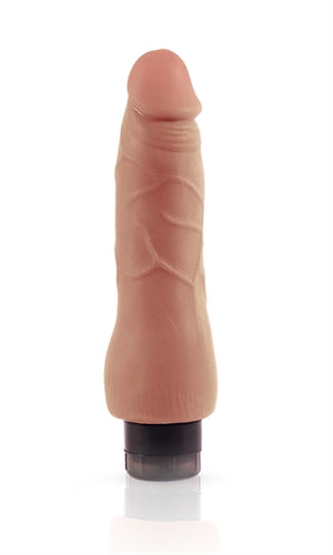 Blush Tomas Latin Collection Vibrating Dildo – Beige