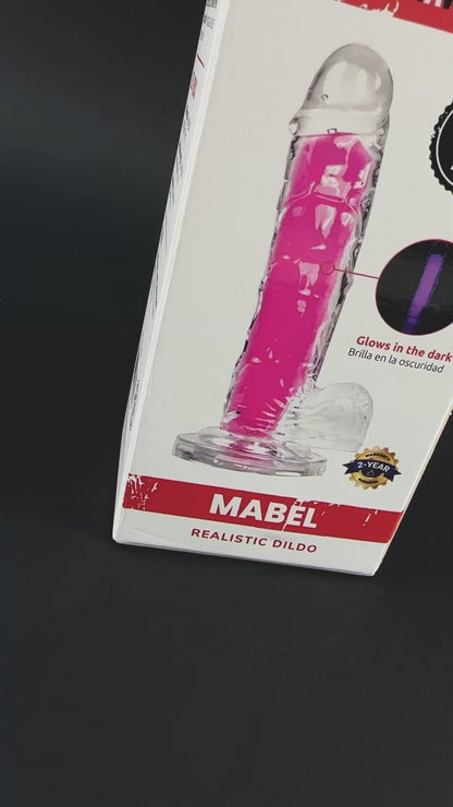 Camtoyz Realistic Raw Dildo Mabel - Pink - Ergonomic Design
