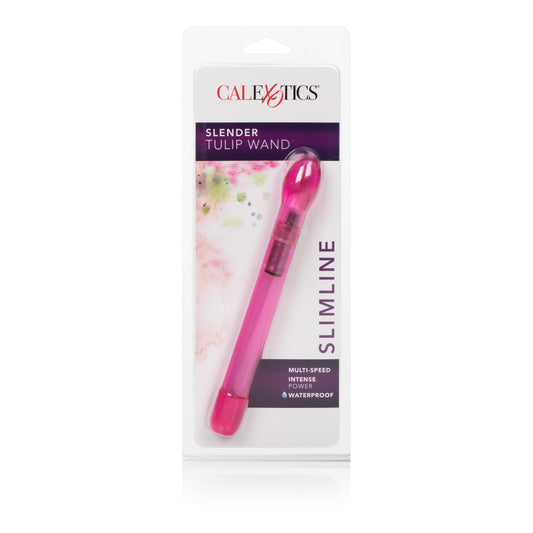 CalExotics Slender Tulip Wand – Multi-Speed Vibrating Wand – Pink