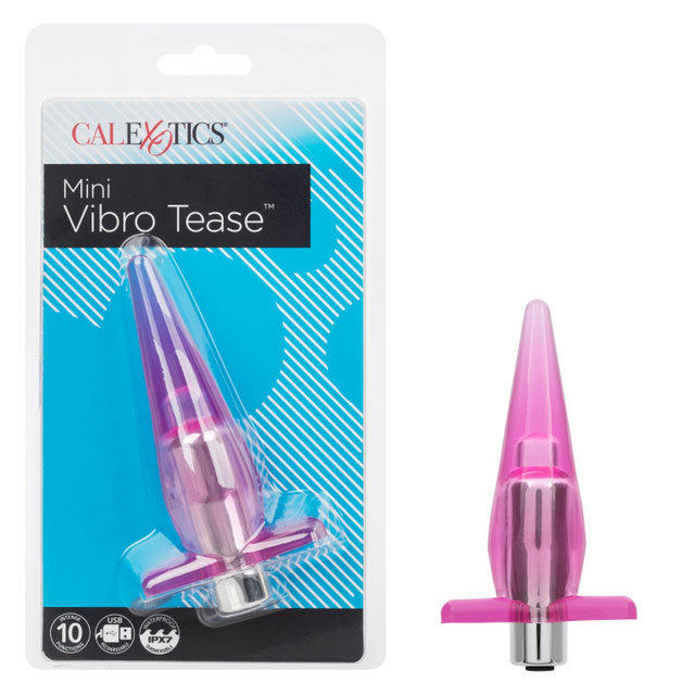 CalExotics Mini Vibro Tease Slender Probe - Pink - Multi-Function Waterproof