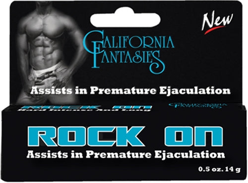 California Fantasies Rock On Ejaculation Control for Men - 0.5 Oz Tube