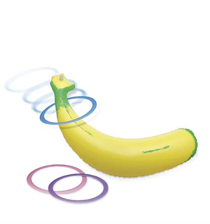 Pipedream Inflatable Banana Ring Toss Game – Multi