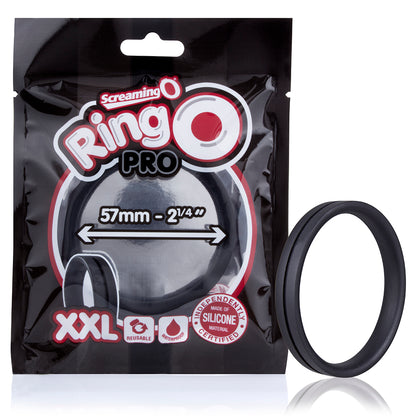 Screaming O RingO Pro XXL Penis Ring – Black – Stretch-to-Fit Design