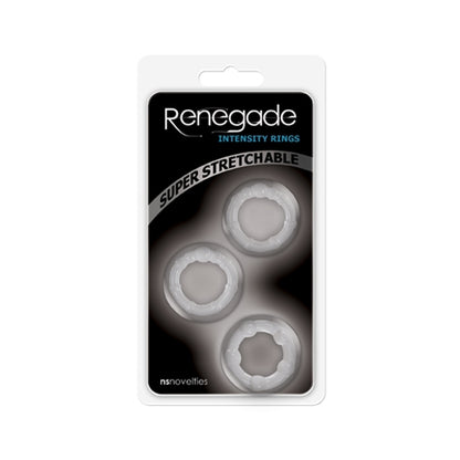 Renegade Intensity Rings - Clear Super Stretchy Cock Rings
