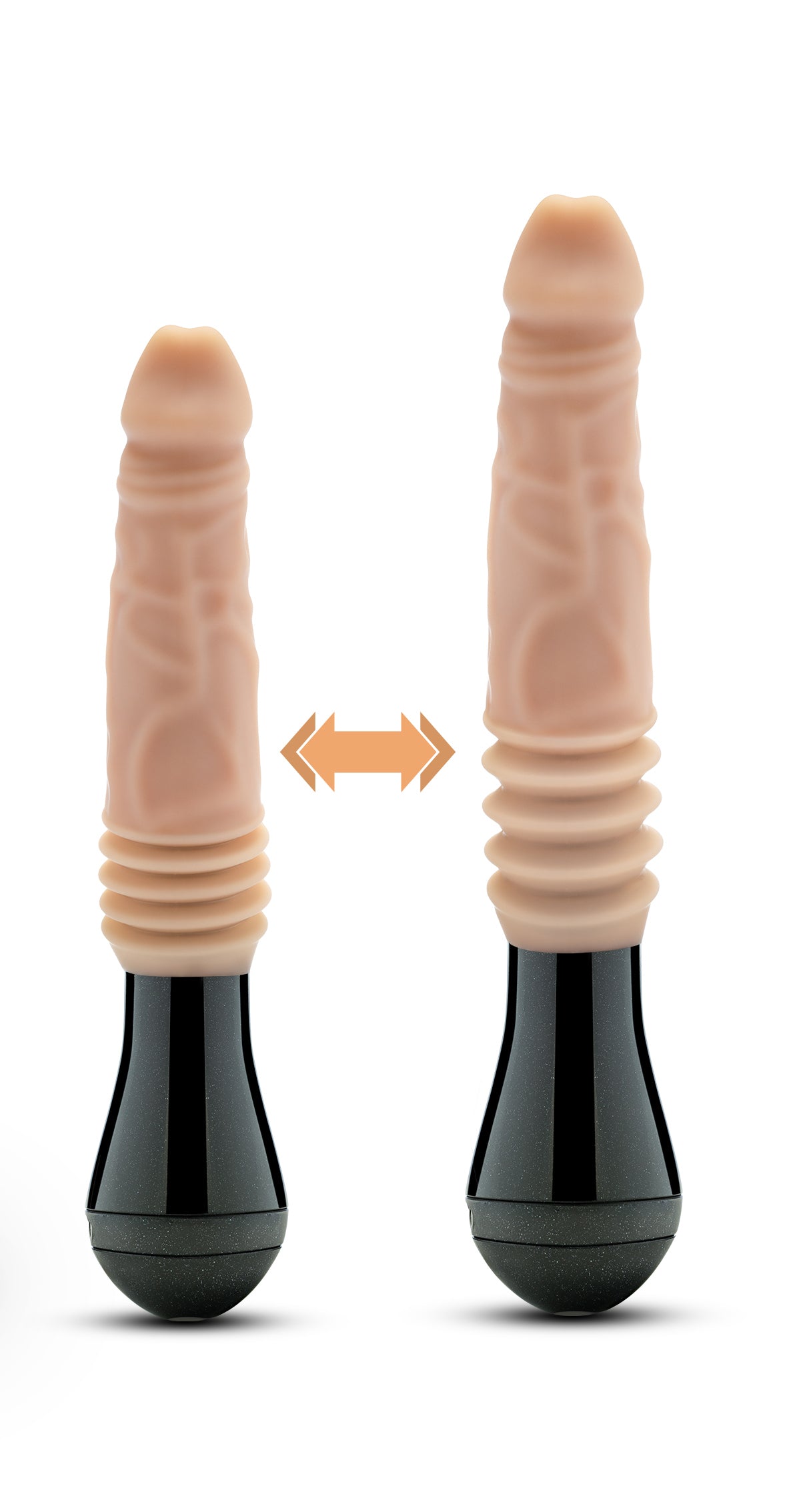 Dr. Skin Dr. Knight Thrusting Gyrating Vibrating Dildo - Beige