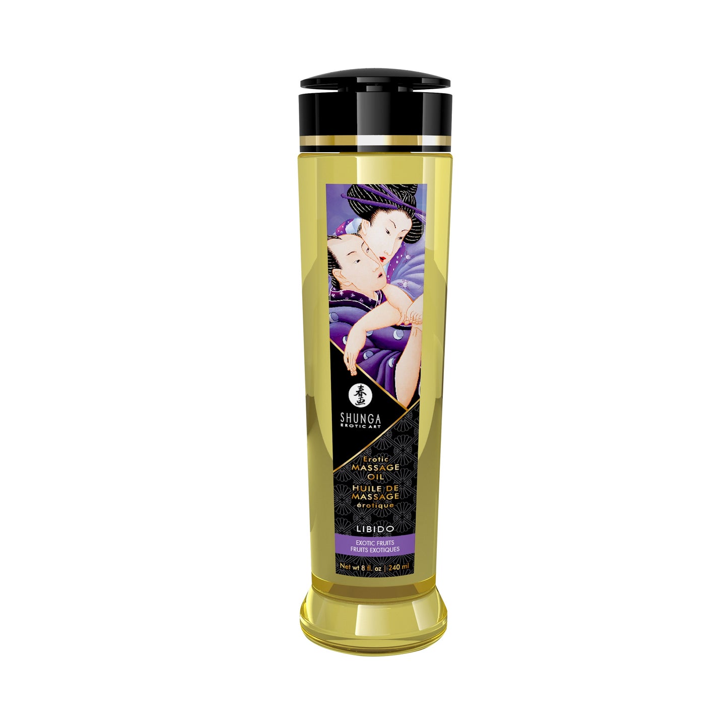 Shunga Libido Exotic Fruits Massage Oil - 8 Fl. Oz.