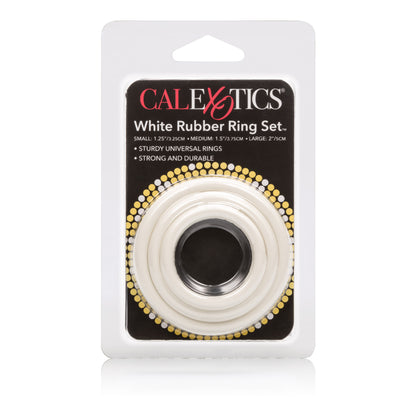 CalExotics Rubber Ring 3 Piece Set - White