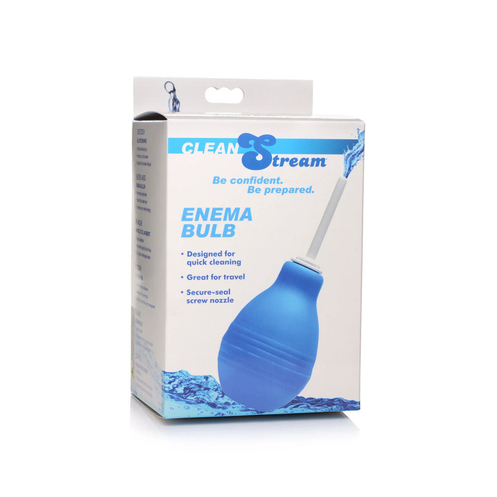 XR Brands Anal Clean Enema Bulb – Personal Cleaning Device – Blue