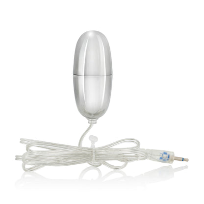 CalExotics Sterling Collection Silver Bullet – Vibrating Stimulator – Silver