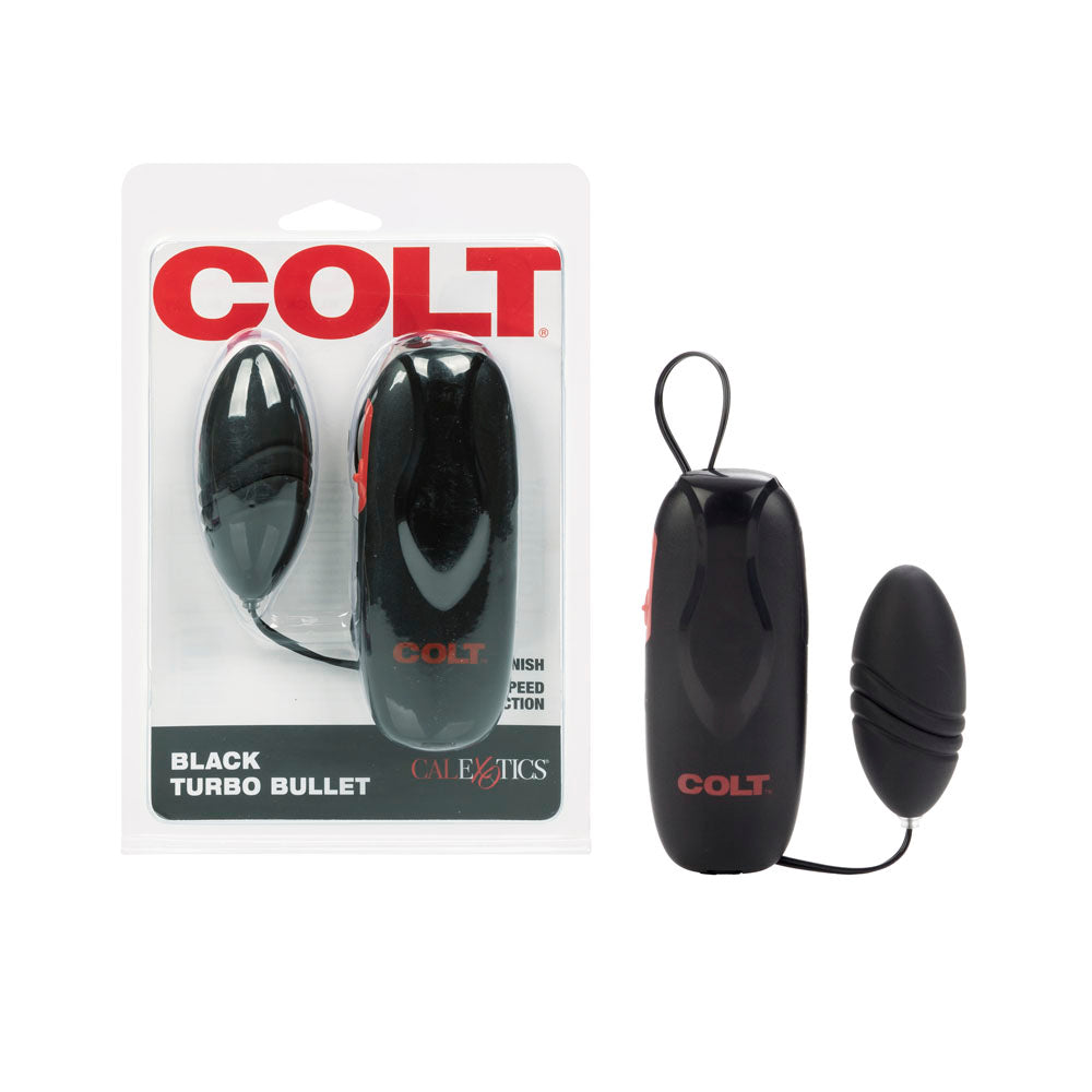 CalExotics Colt Turbo Bullet – Multi-Speed Vibrating Bullet – Black